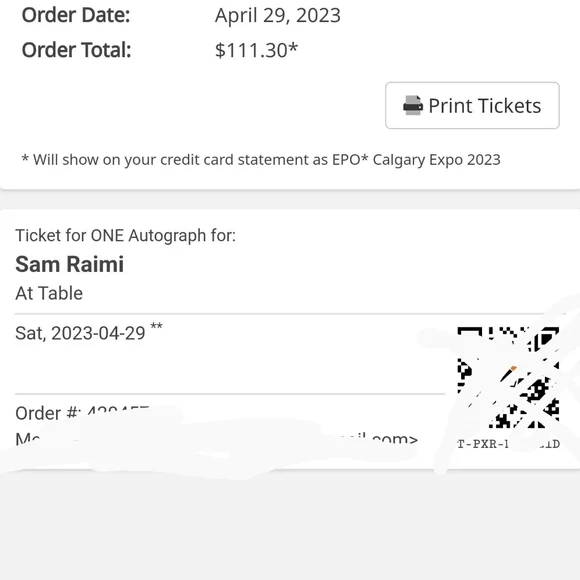 Sam Raimi Autograph - Picture 3 of 3